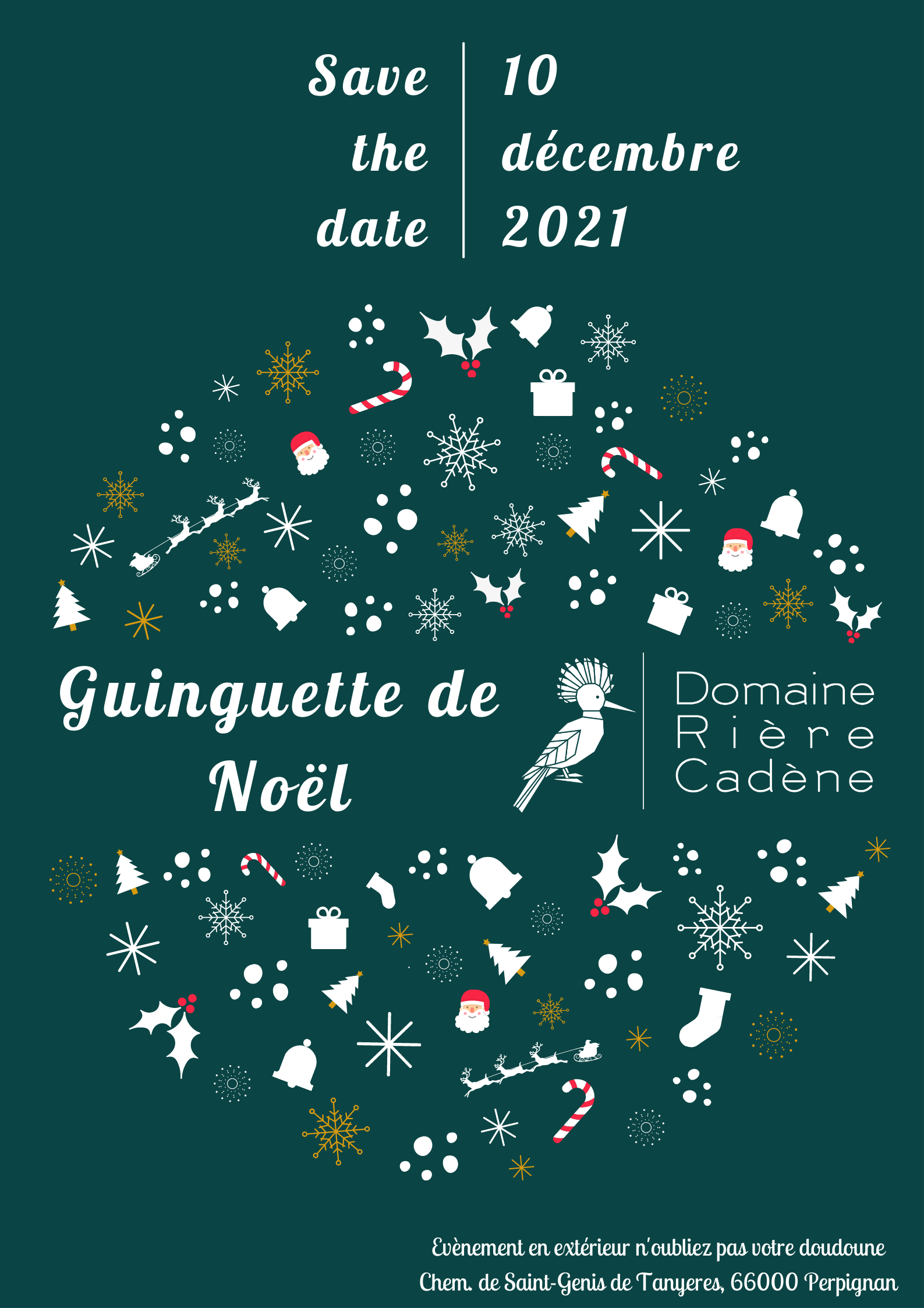 Save the date Guinguette de Noël